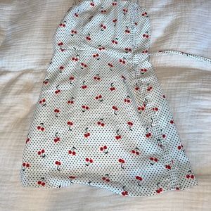 Cherry polka dot dress